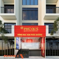 Thiết kế tiệm vàng Kim Phúc Đường 40m2  